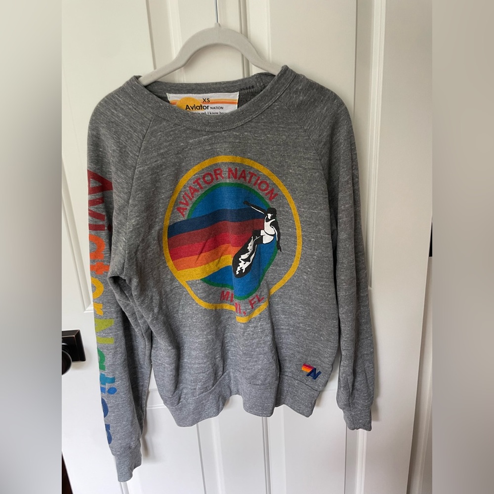 Aviator nation crew neck